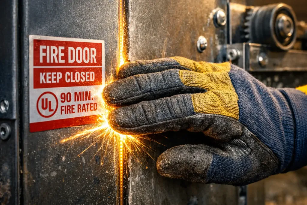 builder hand sealing drywall joint energy